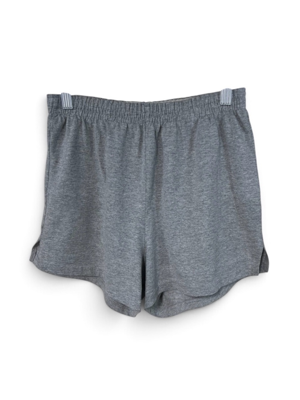 Soffe Athletic Cotton Blend Shorts In Grey Women's Medium